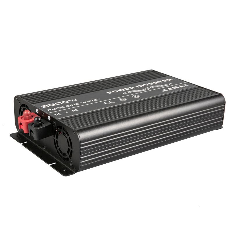 Inversor de onda sinusoidal pura de 2500 w con revestimiento redondo